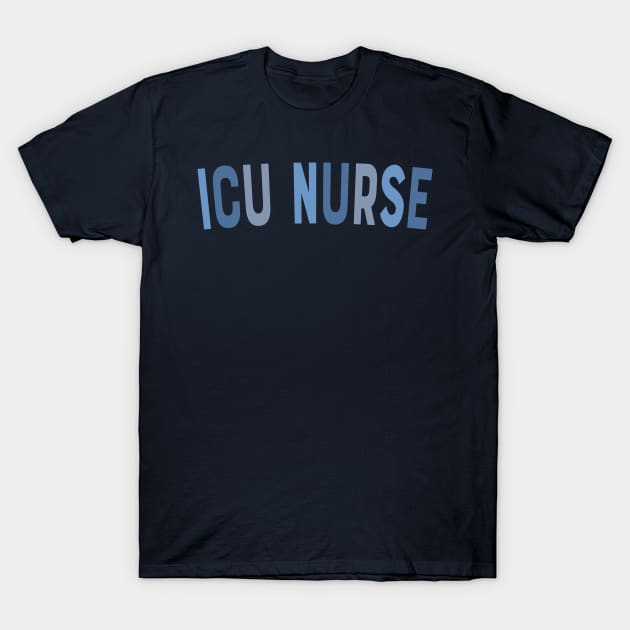 Vintage ICU Nurse Intensive Care Unit Nurse Emergency Nurse T-Shirt by Flow-designs